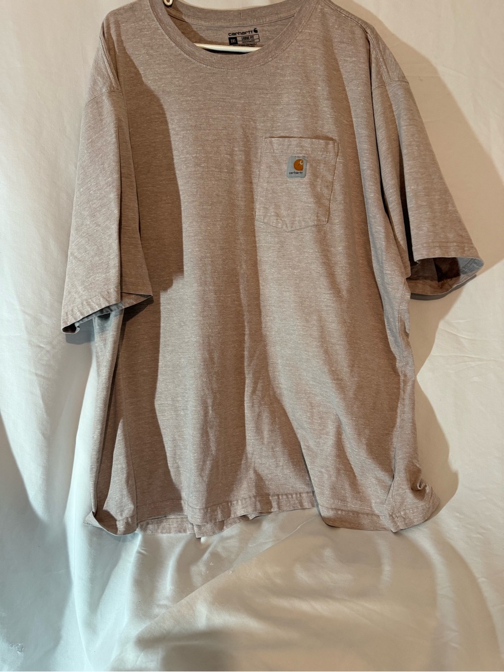 Carhartt Short-Sleeve Pocket T-Shirt in Heather Gray